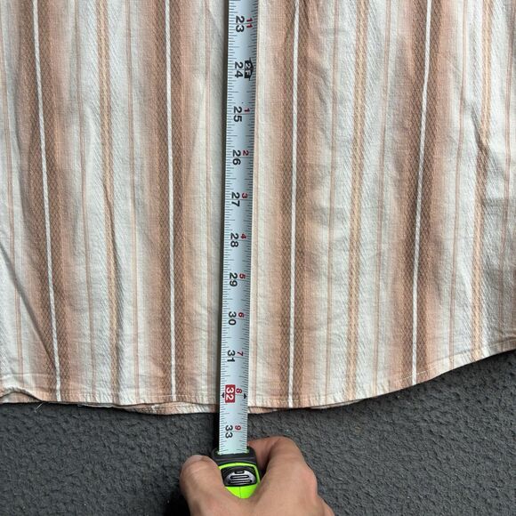 The Old Frontier Clothing Co Shirt Long Sleeve 1/2 Button Up Men's 2XL USA Made - Picture 7 of 9